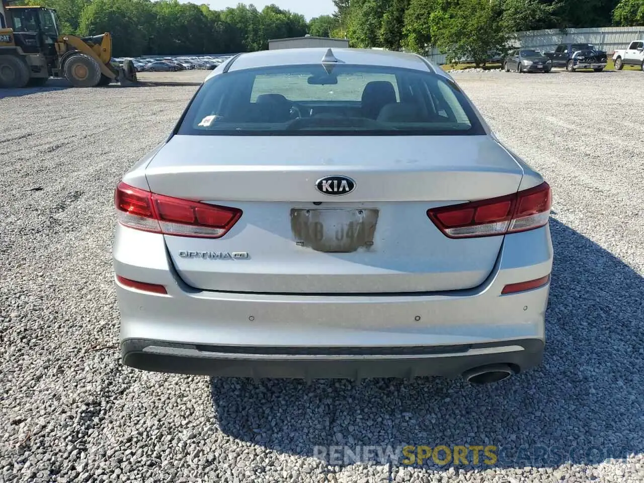 6 fotografías del automóvil dañado 5XXGT4L36KG336918 KIA OPTIMA 2019