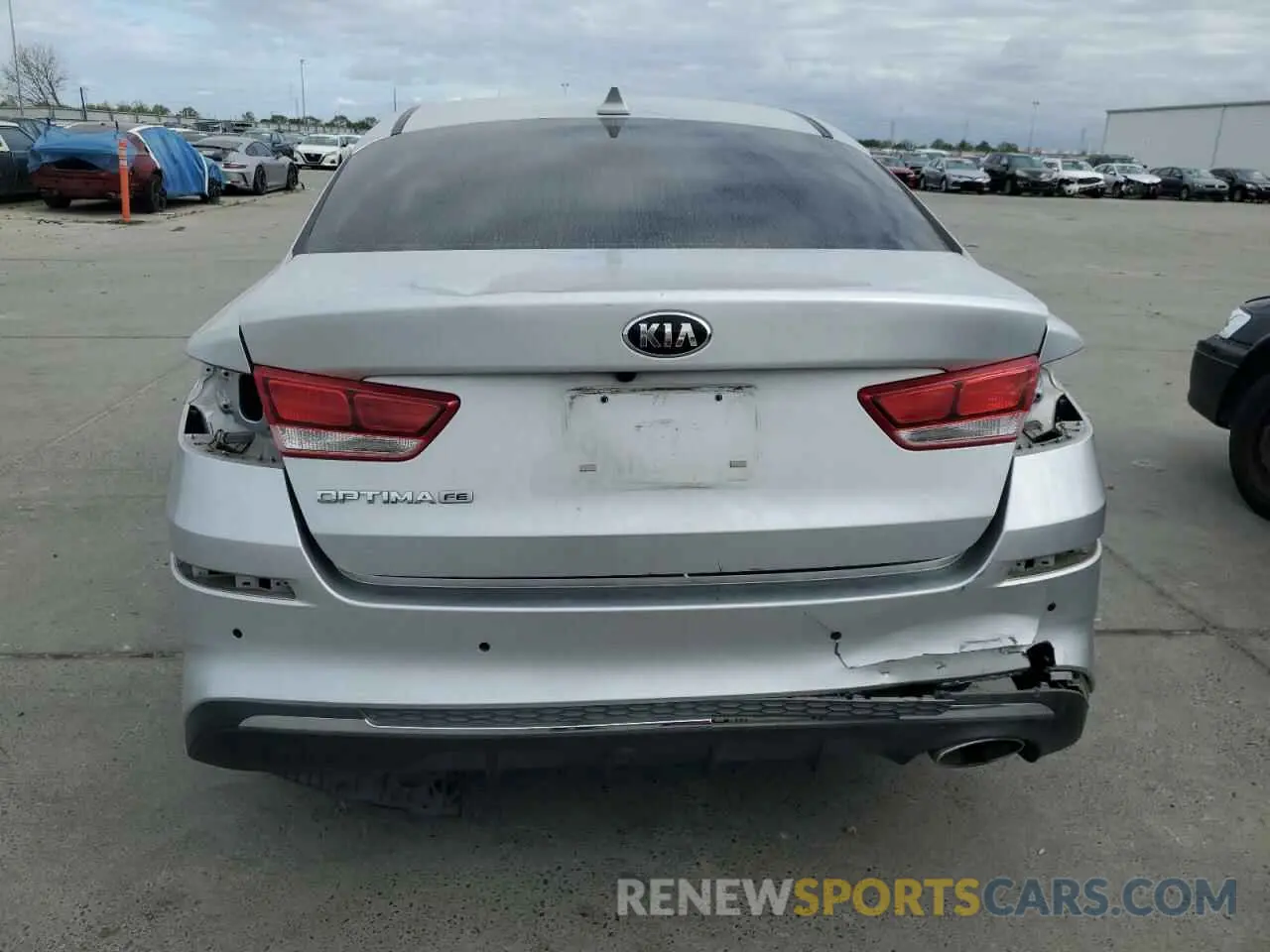 6 fotografías del automóvil dañado 5XXGT4L36KG343092 KIA OPTIMA 2019