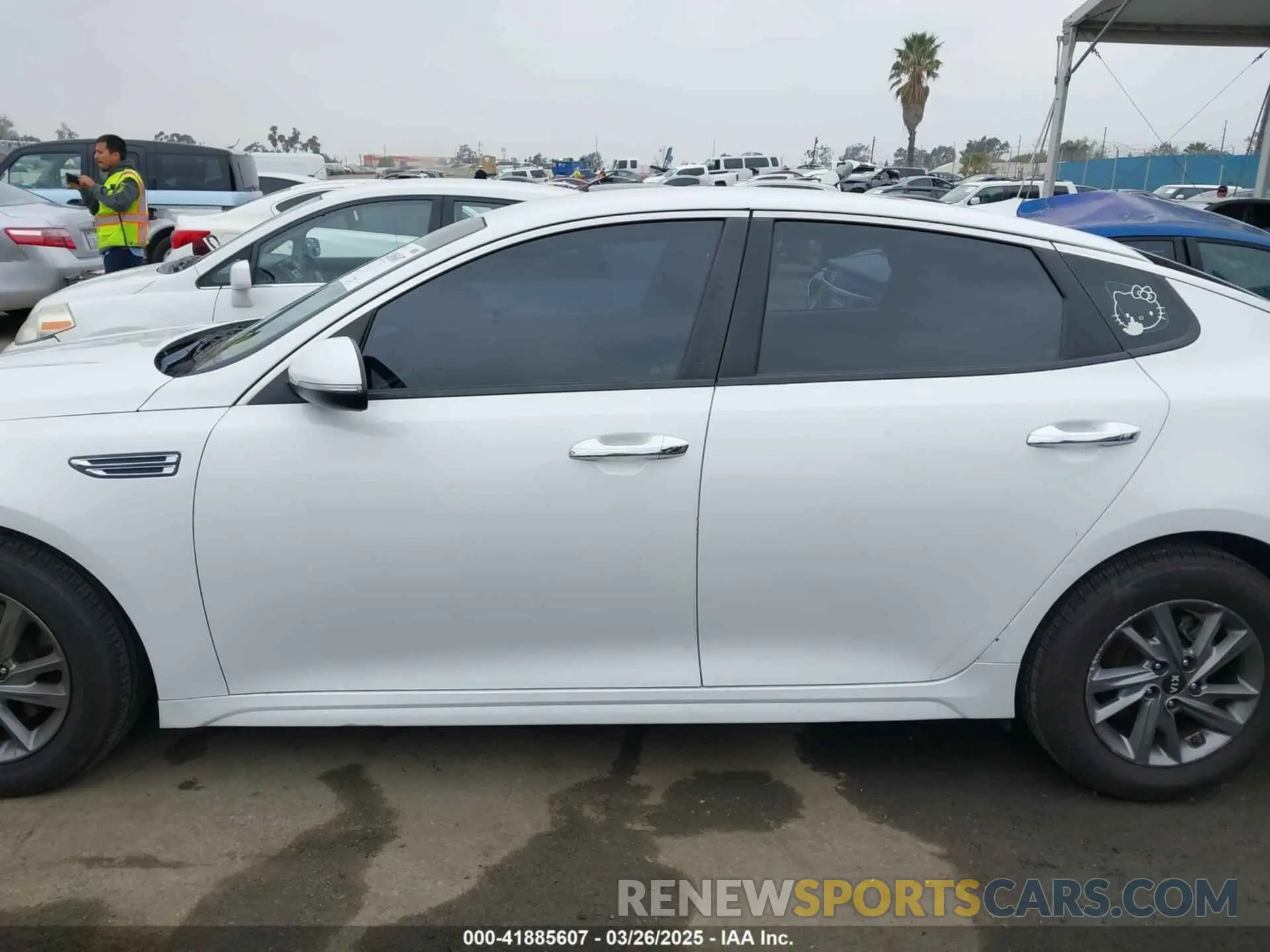 14 fotografías del automóvil dañado 5XXGT4L36KG371801 KIA OPTIMA 2019
