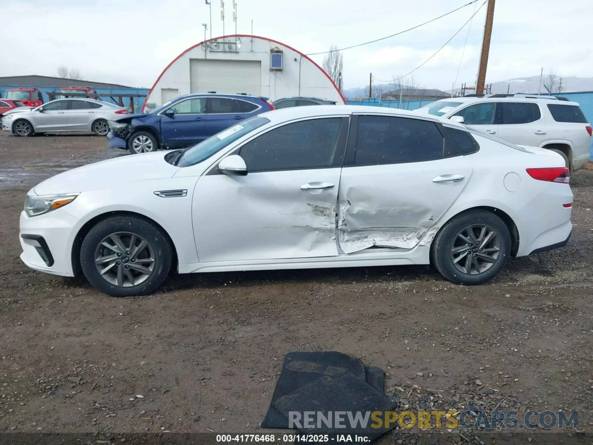 14 fotografías del automóvil dañado 5XXGT4L36KG371992 KIA OPTIMA 2019