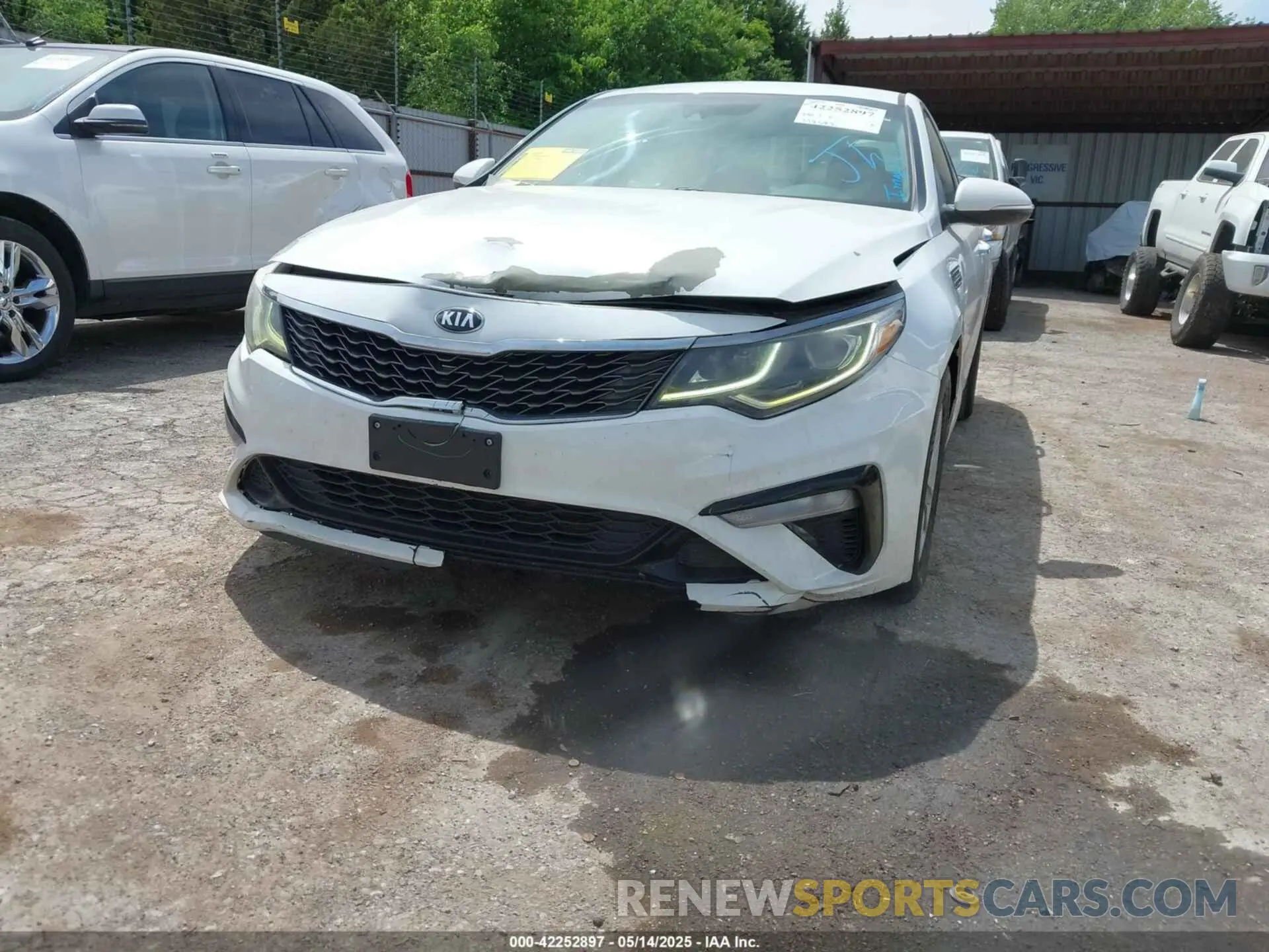 6 fotografías del automóvil dañado 5XXGT4L37KG290497 KIA OPTIMA 2019