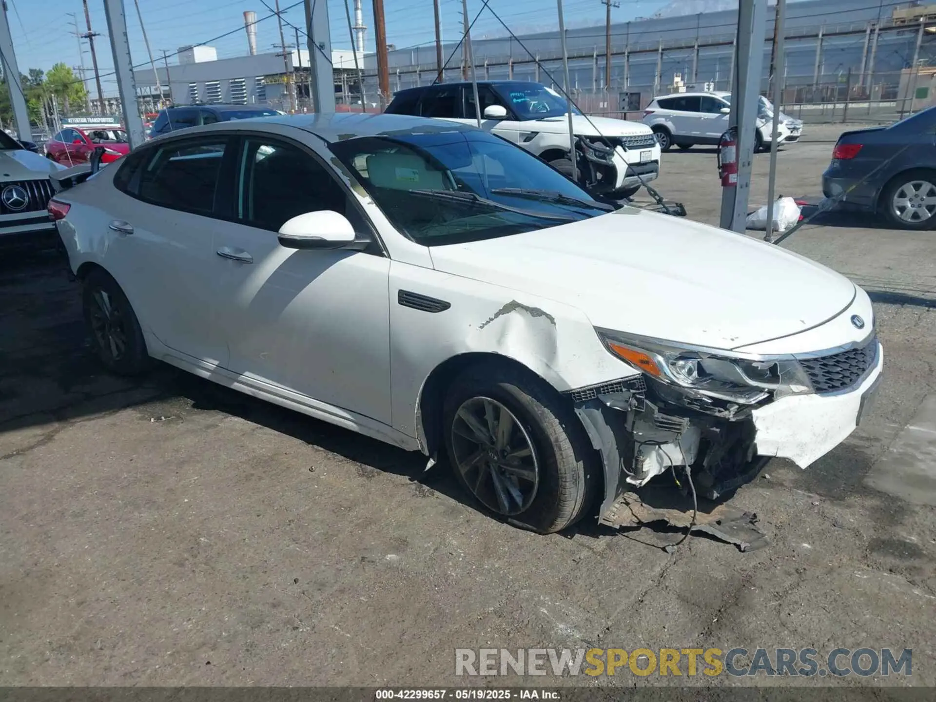 1 fotografías del automóvil dañado 5XXGT4L37KG301109 KIA OPTIMA 2019