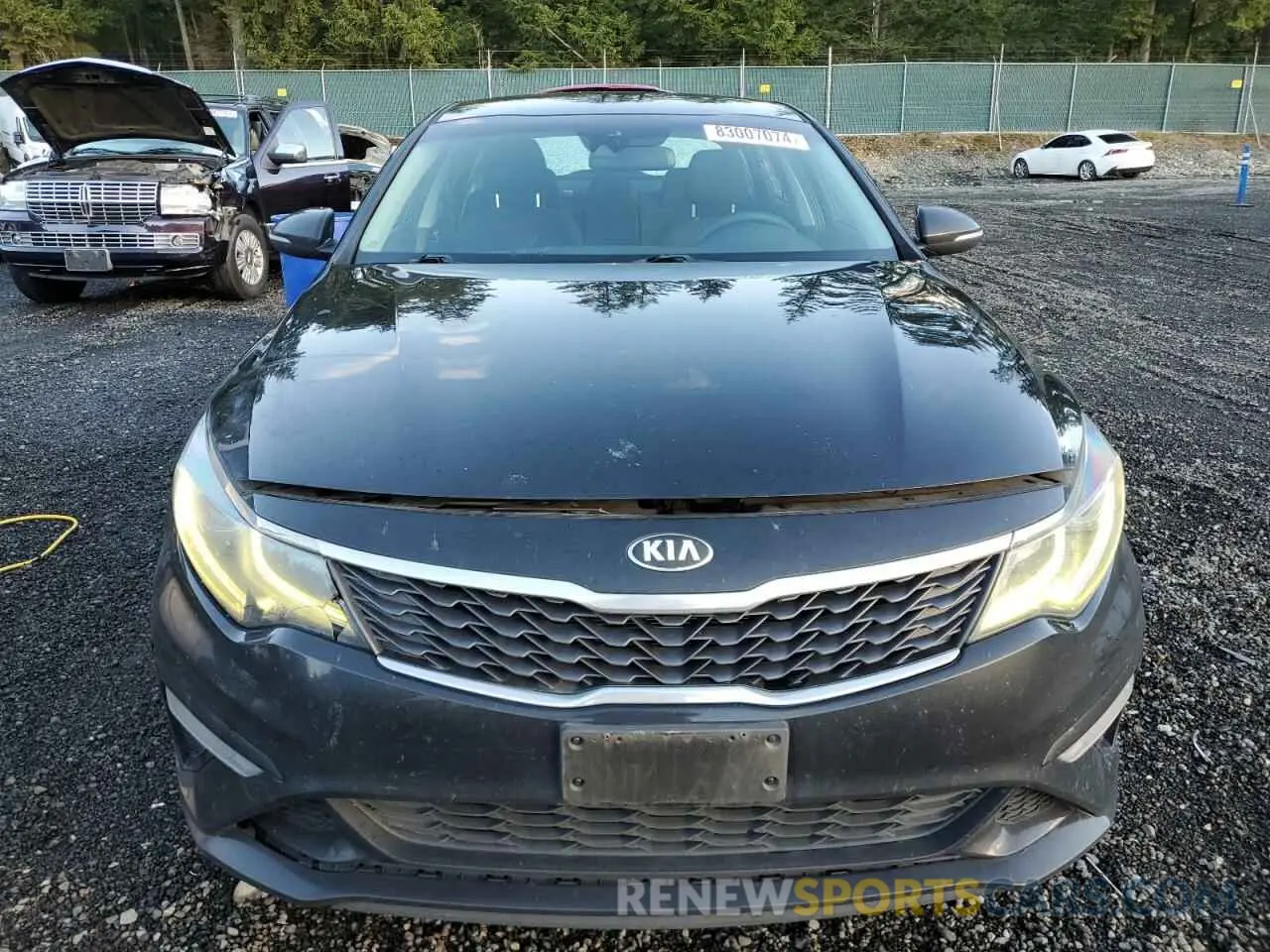 5 fotografías del automóvil dañado 5XXGT4L37KG312949 KIA OPTIMA 2019