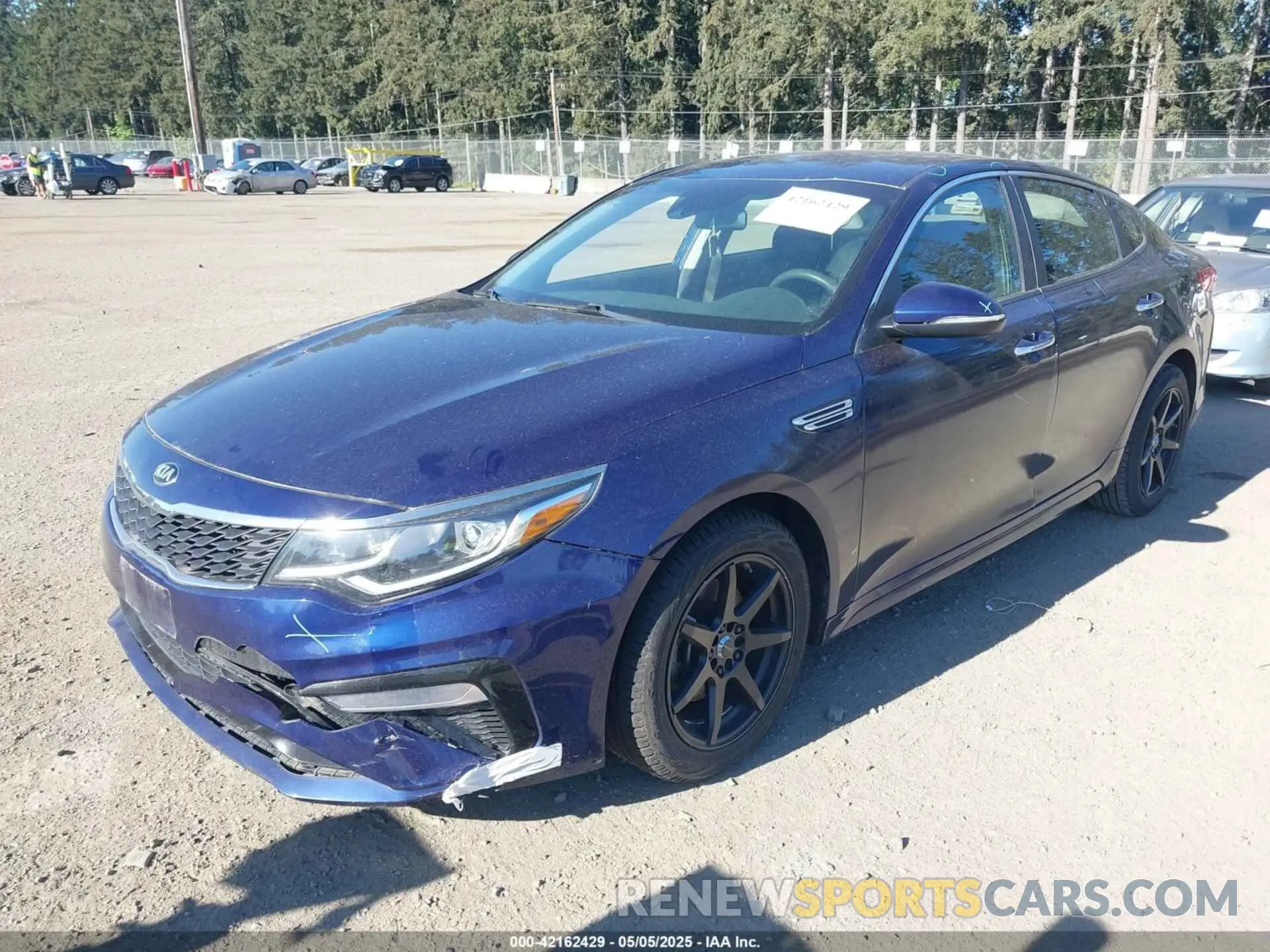 2 fotografías del automóvil dañado 5XXGT4L37KG321554 KIA OPTIMA 2019