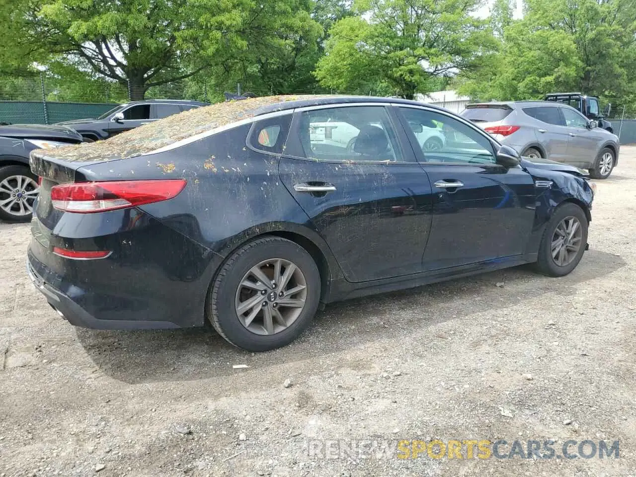 3 fotografías del automóvil dañado 5XXGT4L37KG344414 KIA OPTIMA 2019