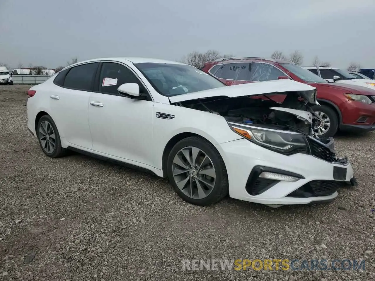 4 fotografías del automóvil dañado 5XXGT4L38KG291223 KIA OPTIMA 2019