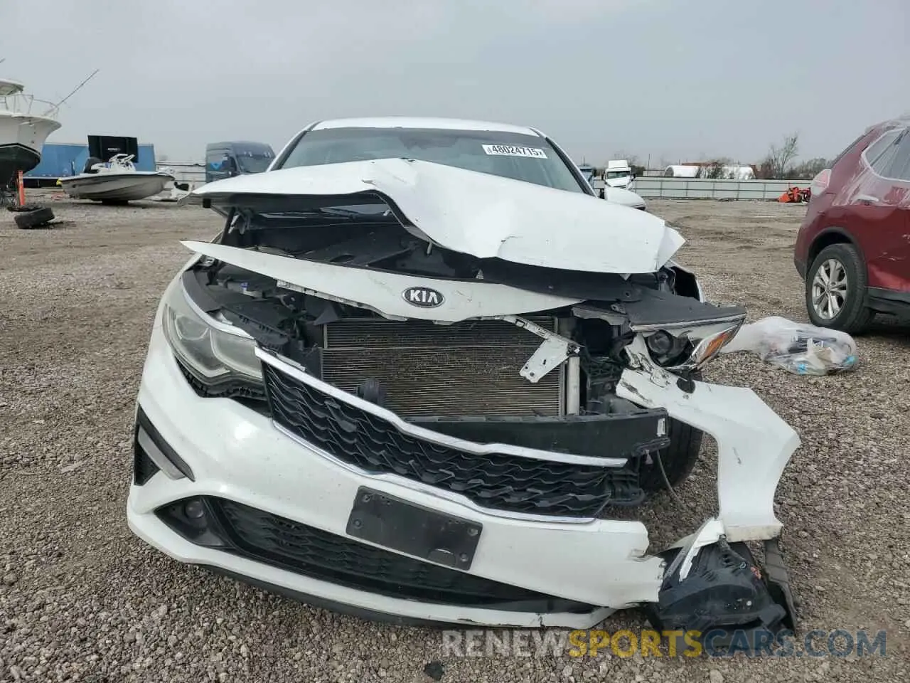 5 fotografías del automóvil dañado 5XXGT4L38KG291223 KIA OPTIMA 2019