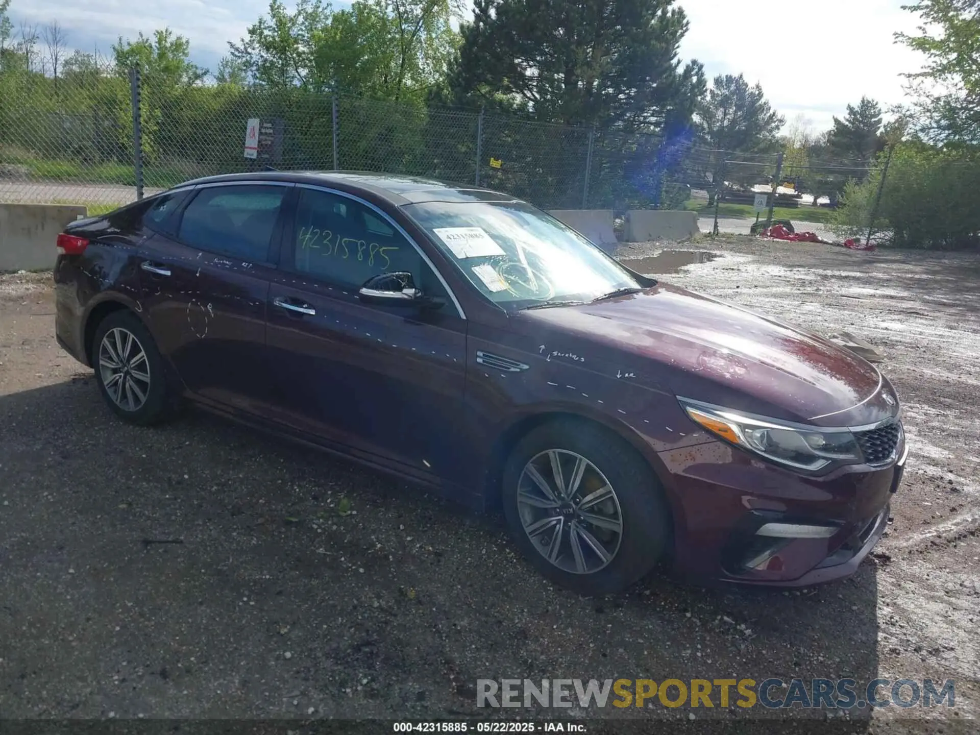 1 fotografías del automóvil dañado 5XXGT4L38KG300261 KIA OPTIMA 2019