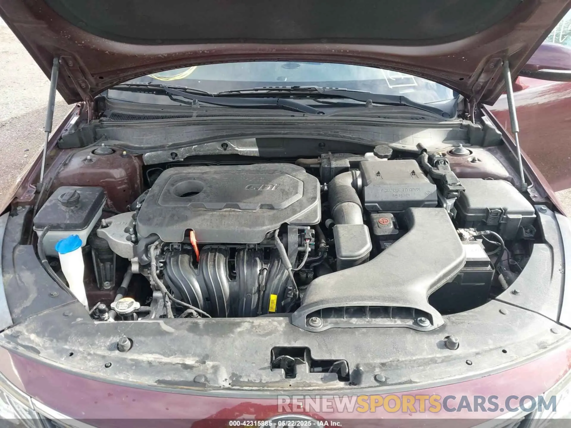 10 fotografías del automóvil dañado 5XXGT4L38KG300261 KIA OPTIMA 2019