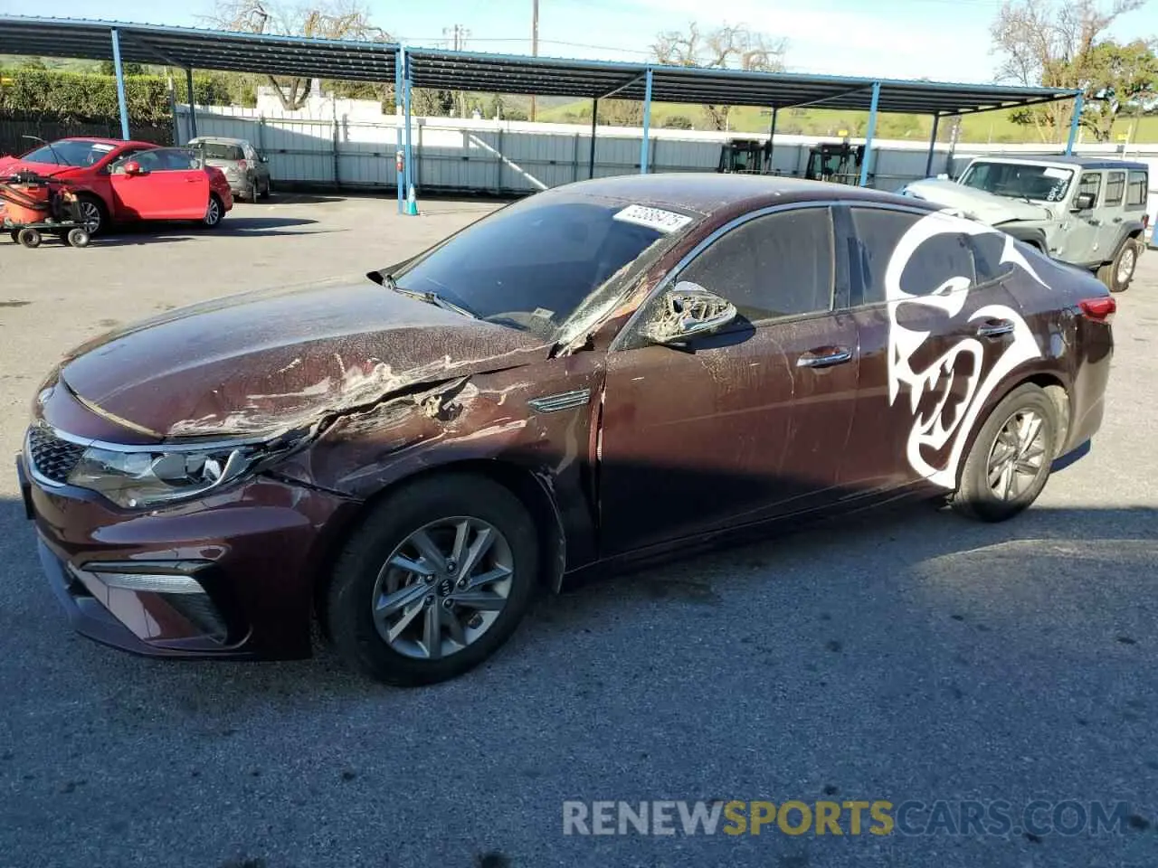 1 fotografías del automóvil dañado 5XXGT4L38KG333602 KIA OPTIMA 2019