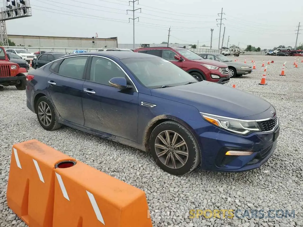 4 fotografías del automóvil dañado 5XXGT4L38KG356622 KIA OPTIMA 2019