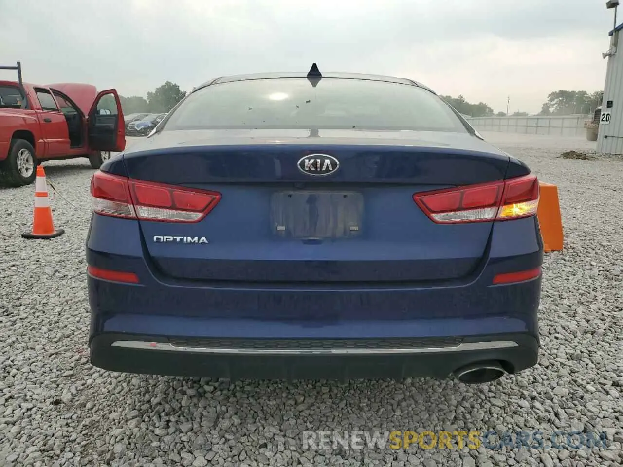 6 fotografías del automóvil dañado 5XXGT4L38KG356622 KIA OPTIMA 2019