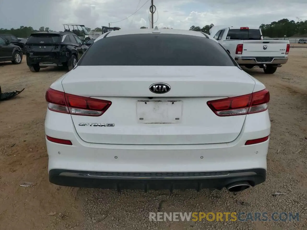 6 fotografías del automóvil dañado 5XXGT4L38KG357754 KIA OPTIMA 2019