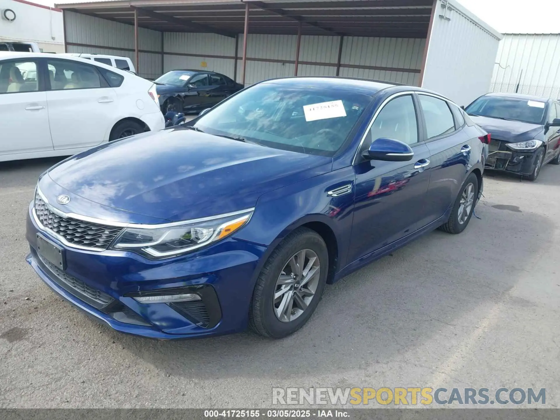 2 fotografías del automóvil dañado 5XXGT4L38KG375025 KIA OPTIMA 2019