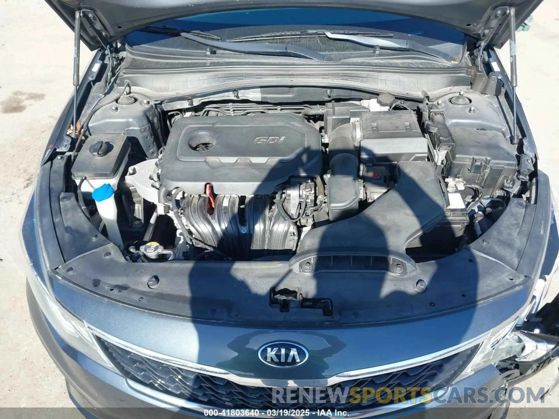 10 fotografías del automóvil dañado 5XXGT4L38KG376191 KIA OPTIMA 2019