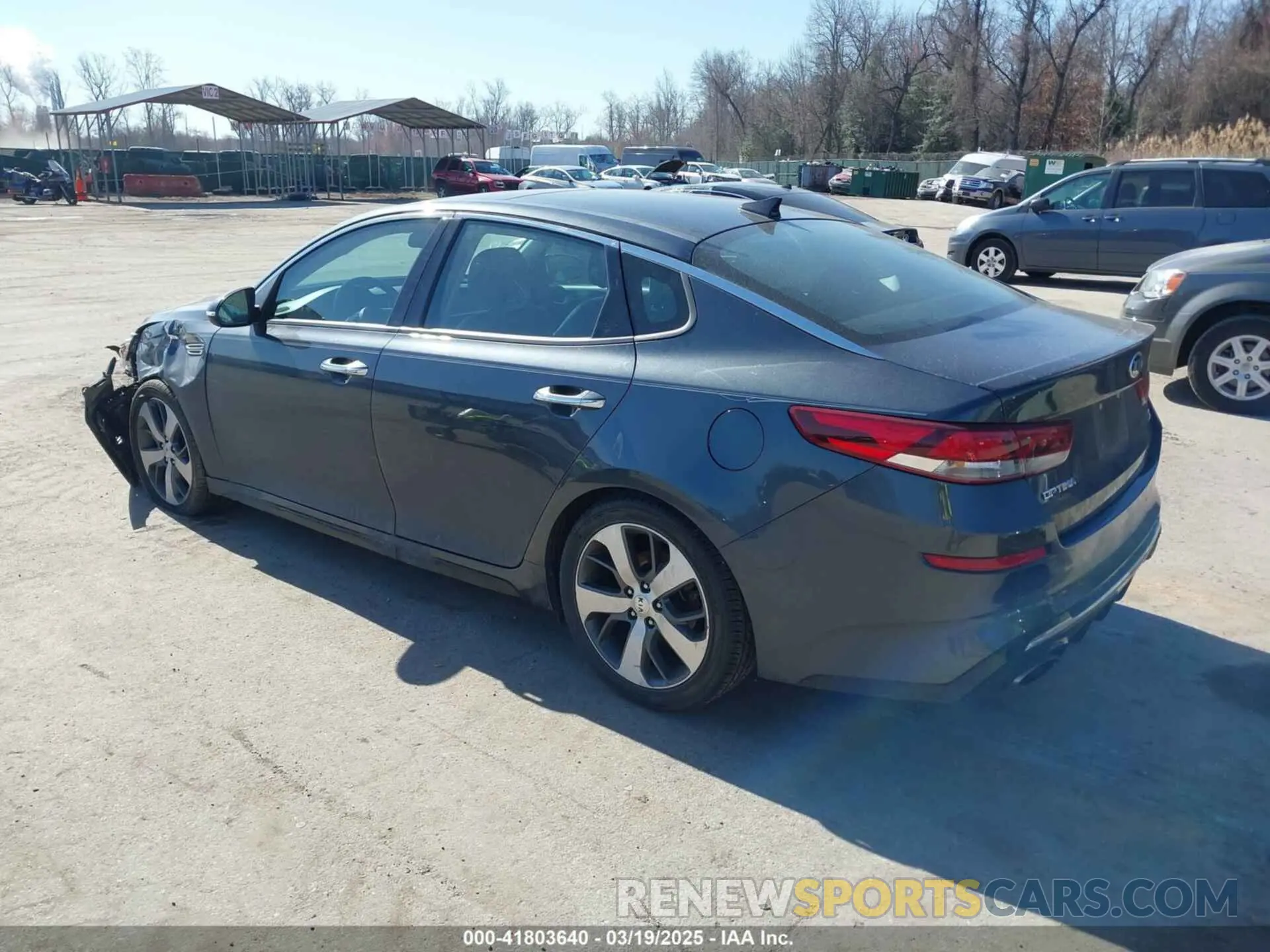 3 fotografías del automóvil dañado 5XXGT4L38KG376191 KIA OPTIMA 2019