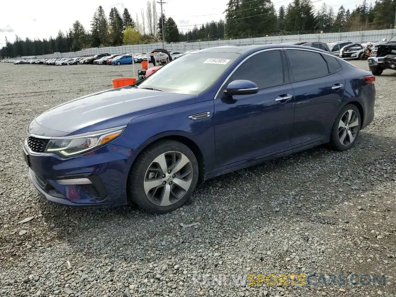 1 fotografías del automóvil dañado 5XXGT4L39KG287505 KIA OPTIMA 2019