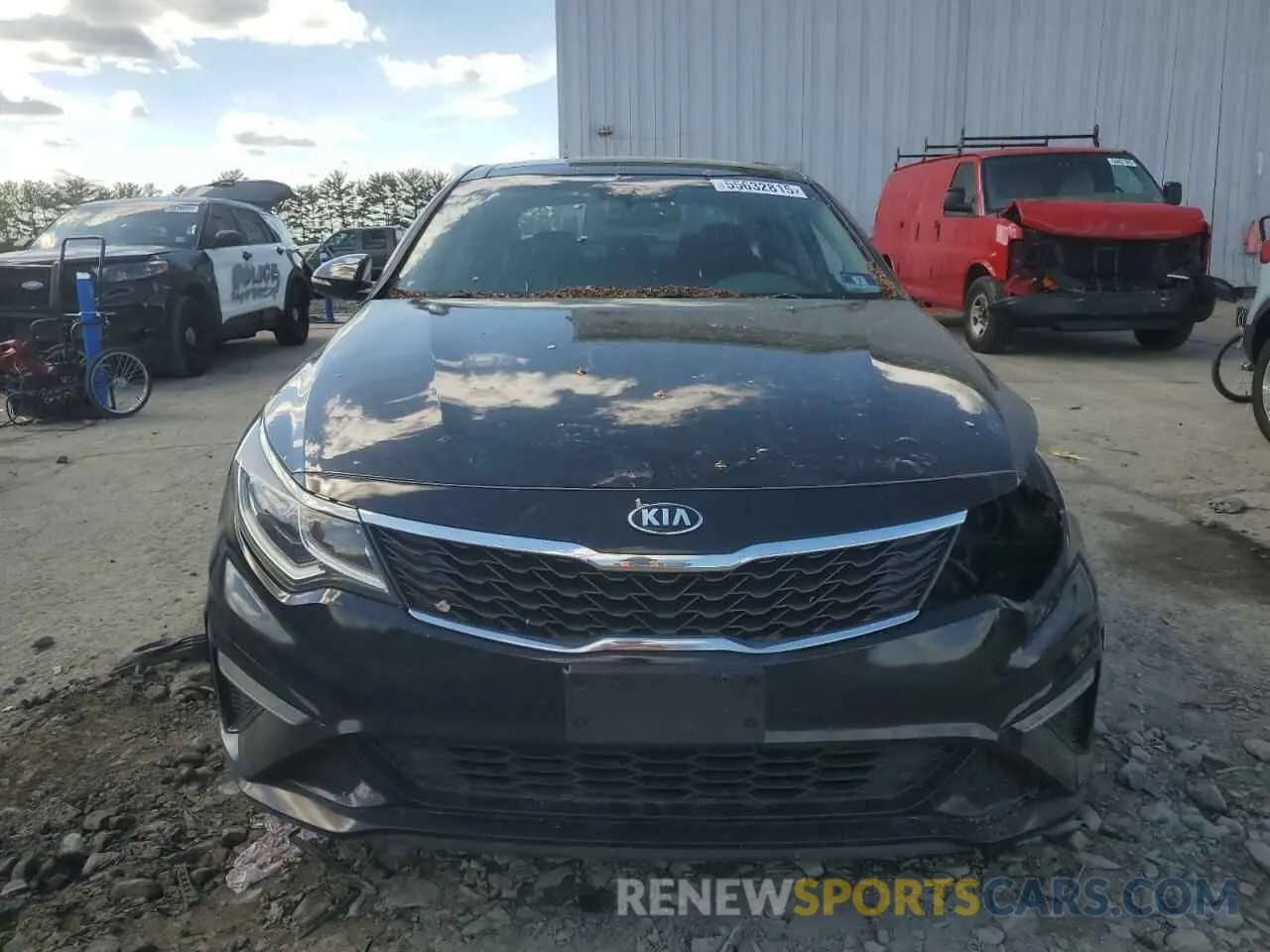 6 fotografías del automóvil dañado 5XXGT4L39KG308627 KIA OPTIMA 2019