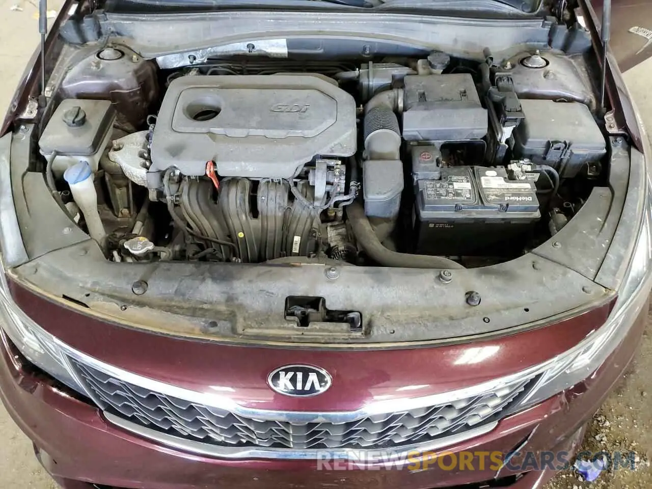 11 fotografías del automóvil dañado 5XXGT4L39KG338873 KIA OPTIMA 2019