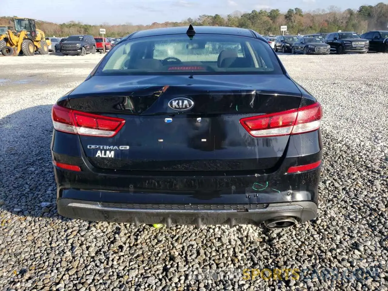 6 fotografías del automóvil dañado 5XXGT4L39KG345709 KIA OPTIMA 2019