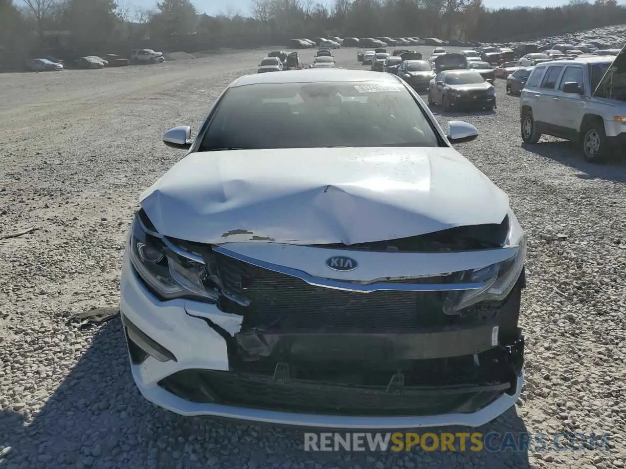 5 fotografías del automóvil dañado 5XXGT4L39KG355947 KIA OPTIMA 2019