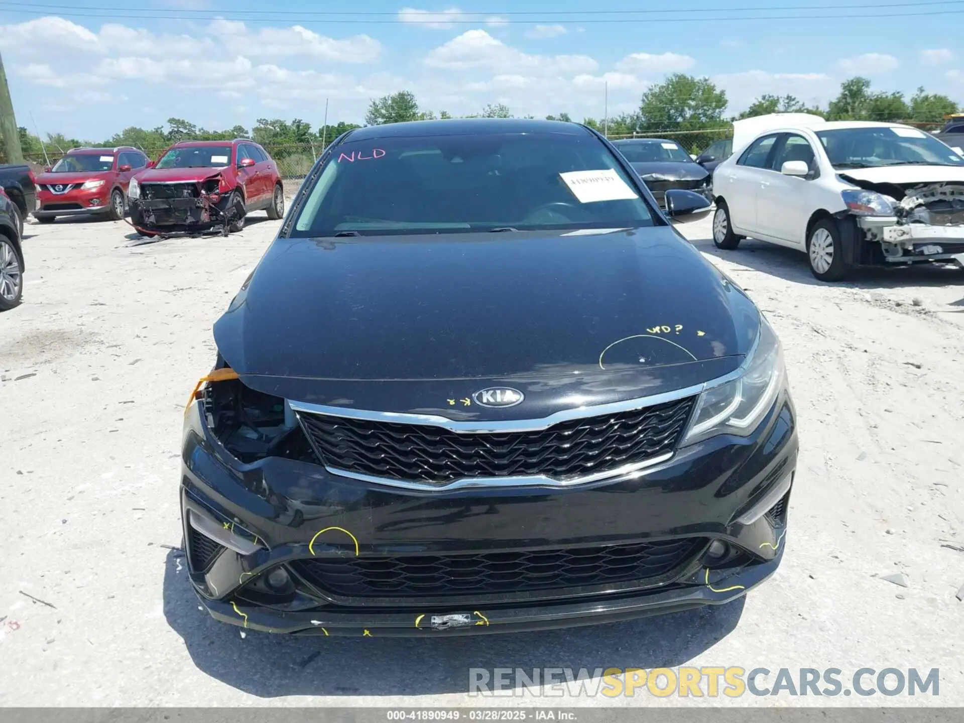12 fotografías del automóvil dañado 5XXGT4L39KG356953 KIA OPTIMA 2019
