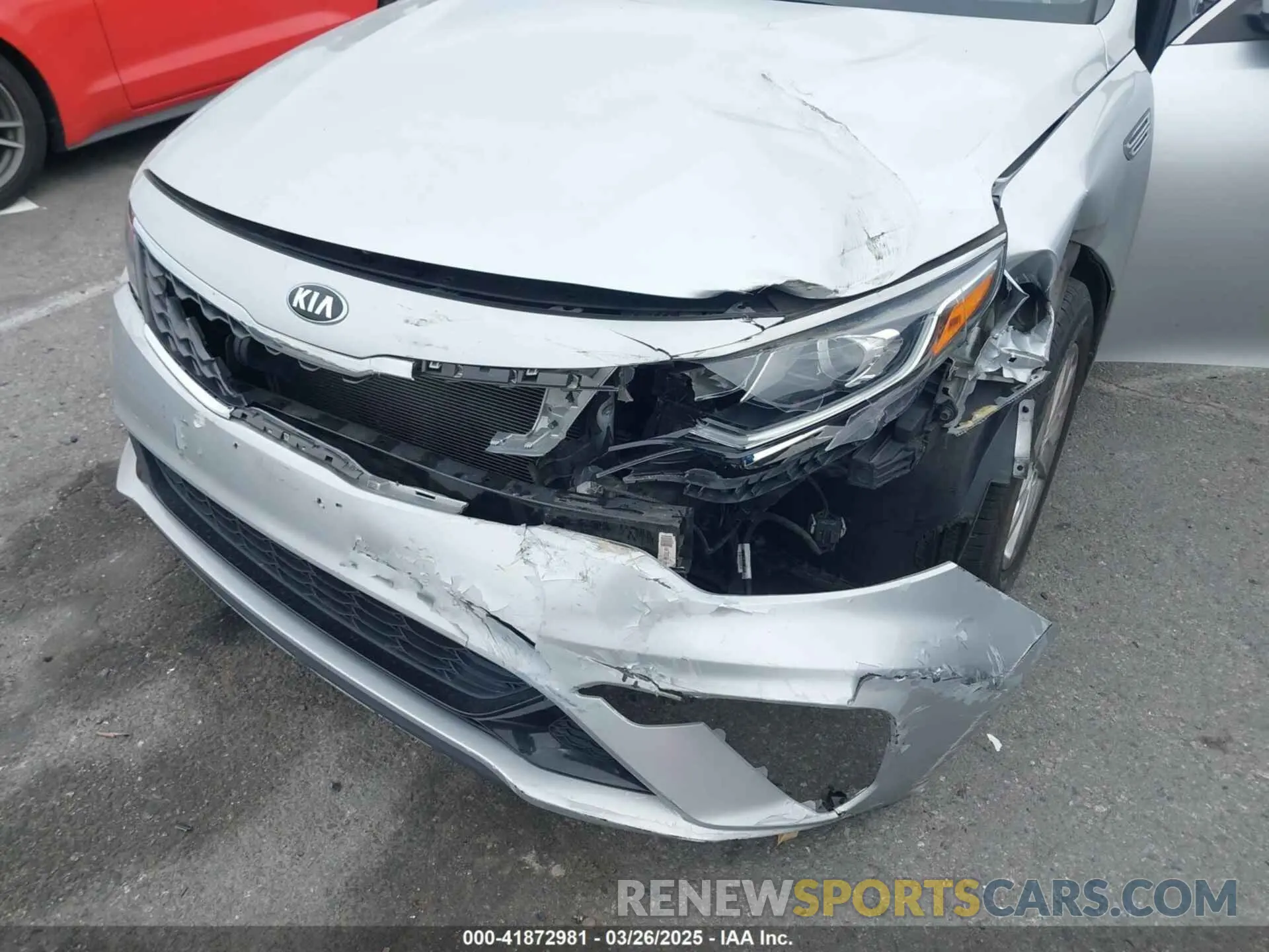 6 fotografías del automóvil dañado 5XXGT4L3XKG285486 KIA OPTIMA 2019