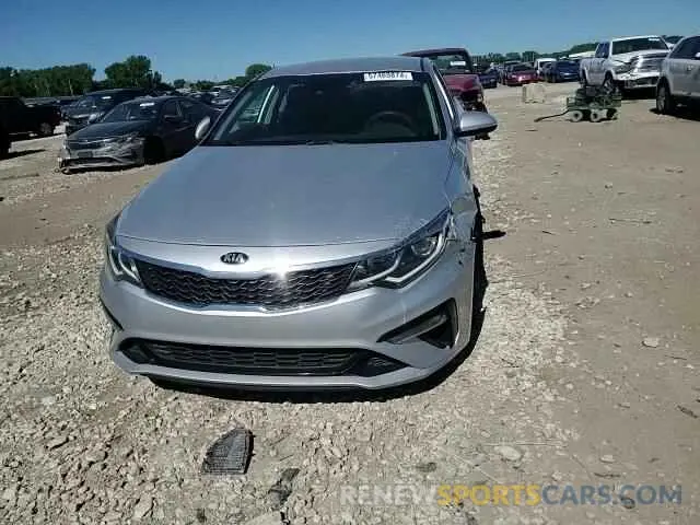 10 fotografías del automóvil dañado 5XXGT4L3XKG300293 KIA OPTIMA 2019