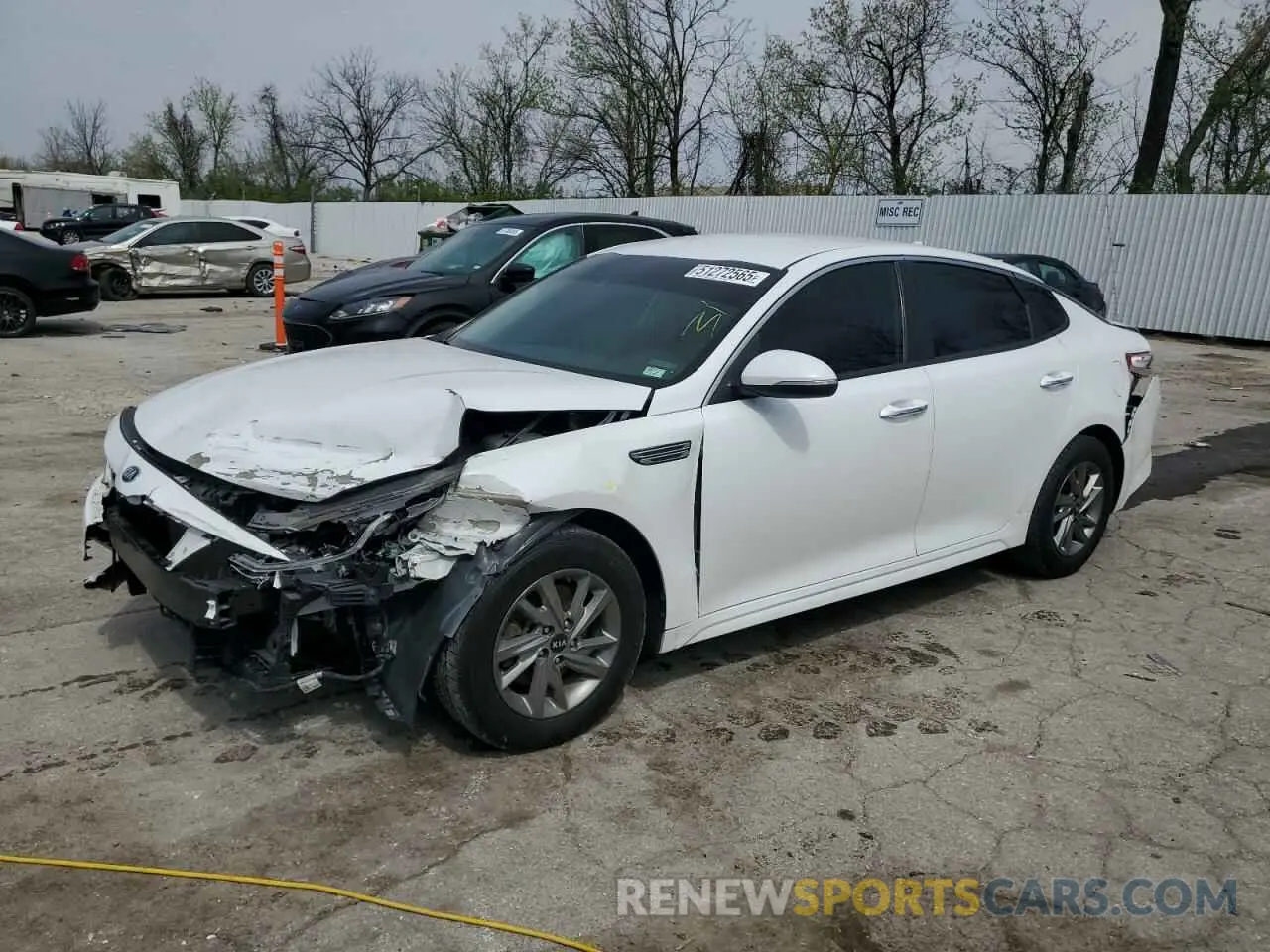 1 fotografías del automóvil dañado 5XXGT4L3XKG320057 KIA OPTIMA 2019