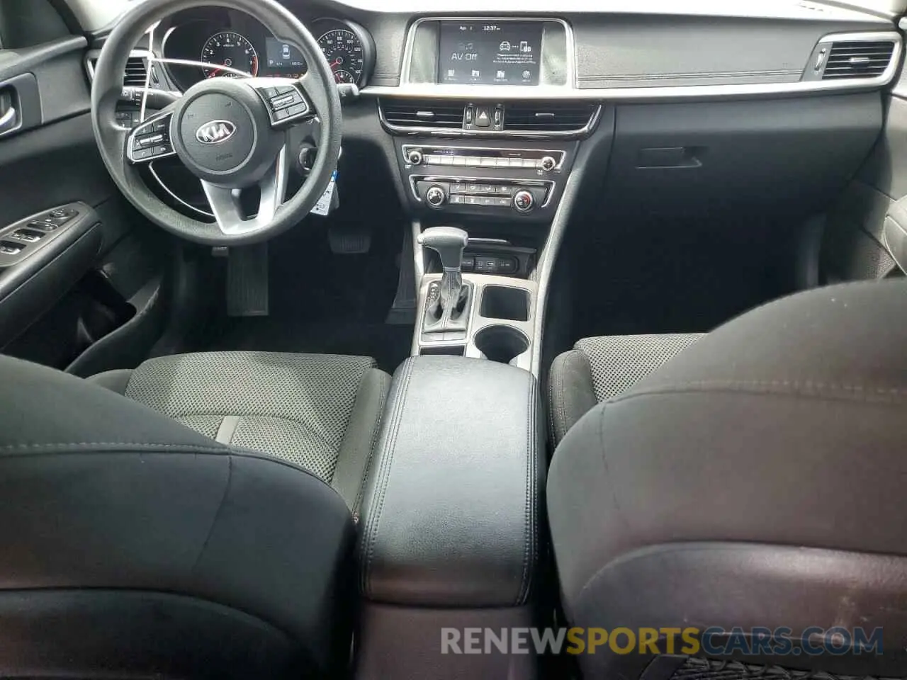 8 fotografías del automóvil dañado 5XXGT4L3XKG320057 KIA OPTIMA 2019