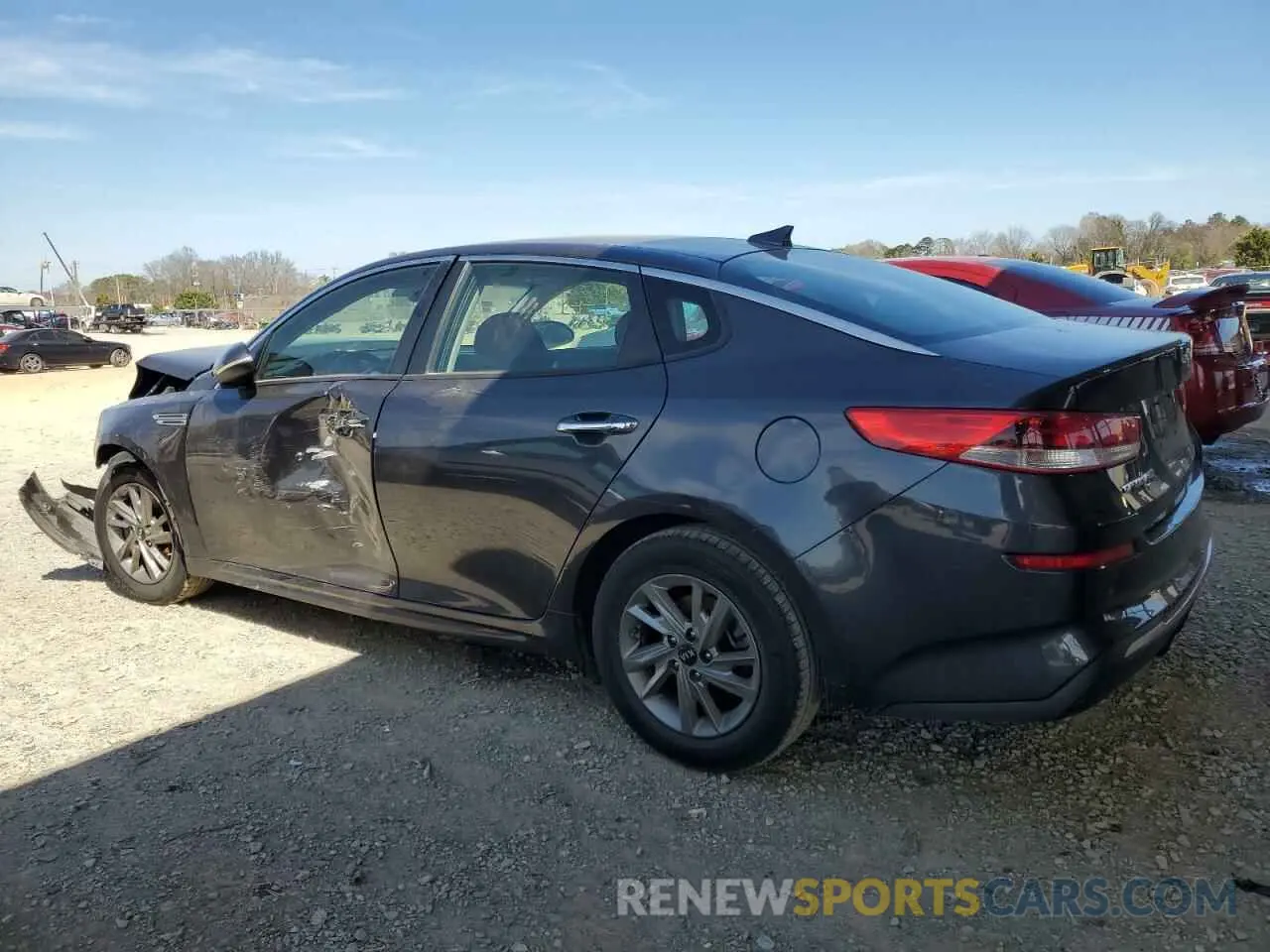 2 fotografías del automóvil dañado 5XXGT4L3XKG326165 KIA OPTIMA 2019