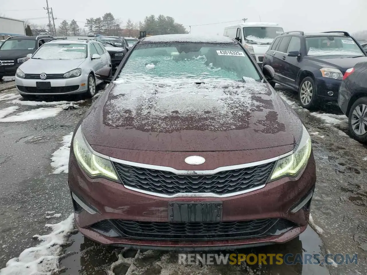 5 fotografías del automóvil dañado 5XXGT4L3XKG338252 KIA OPTIMA 2019