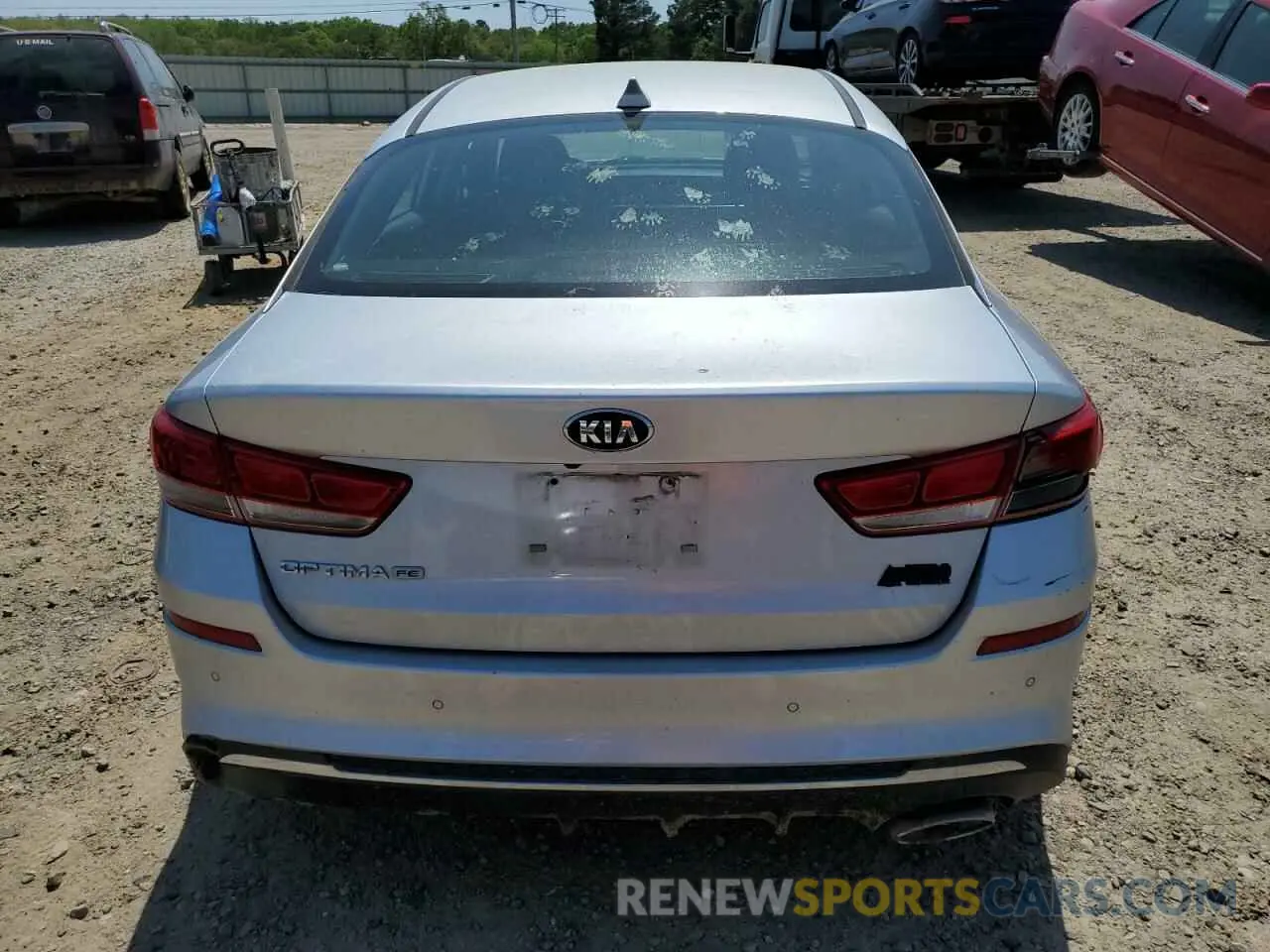 6 fotografías del automóvil dañado 5XXGT4L3XKG346898 KIA OPTIMA 2019