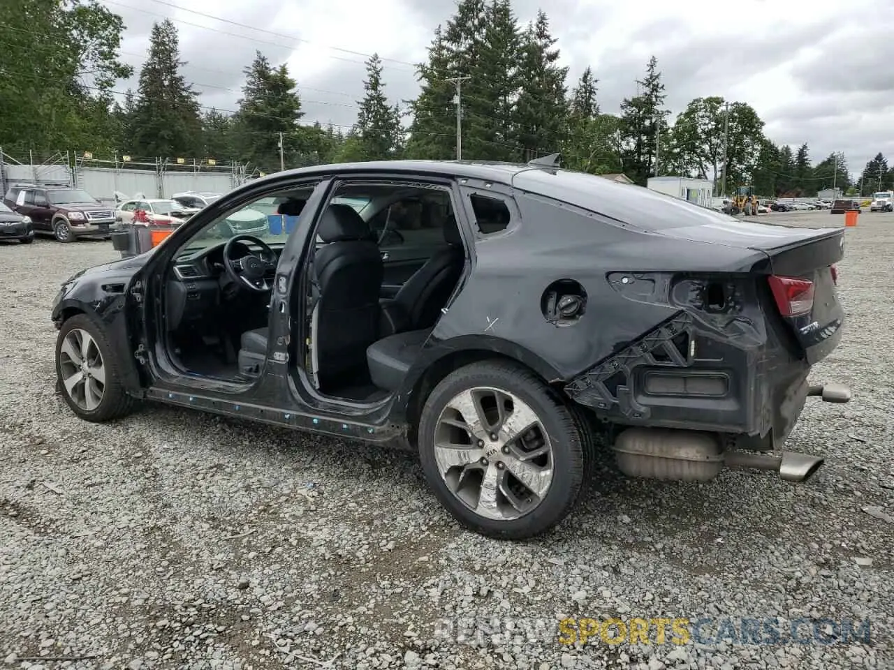 2 fotografías del automóvil dañado 5XXGT4L3XKG379089 KIA OPTIMA 2019