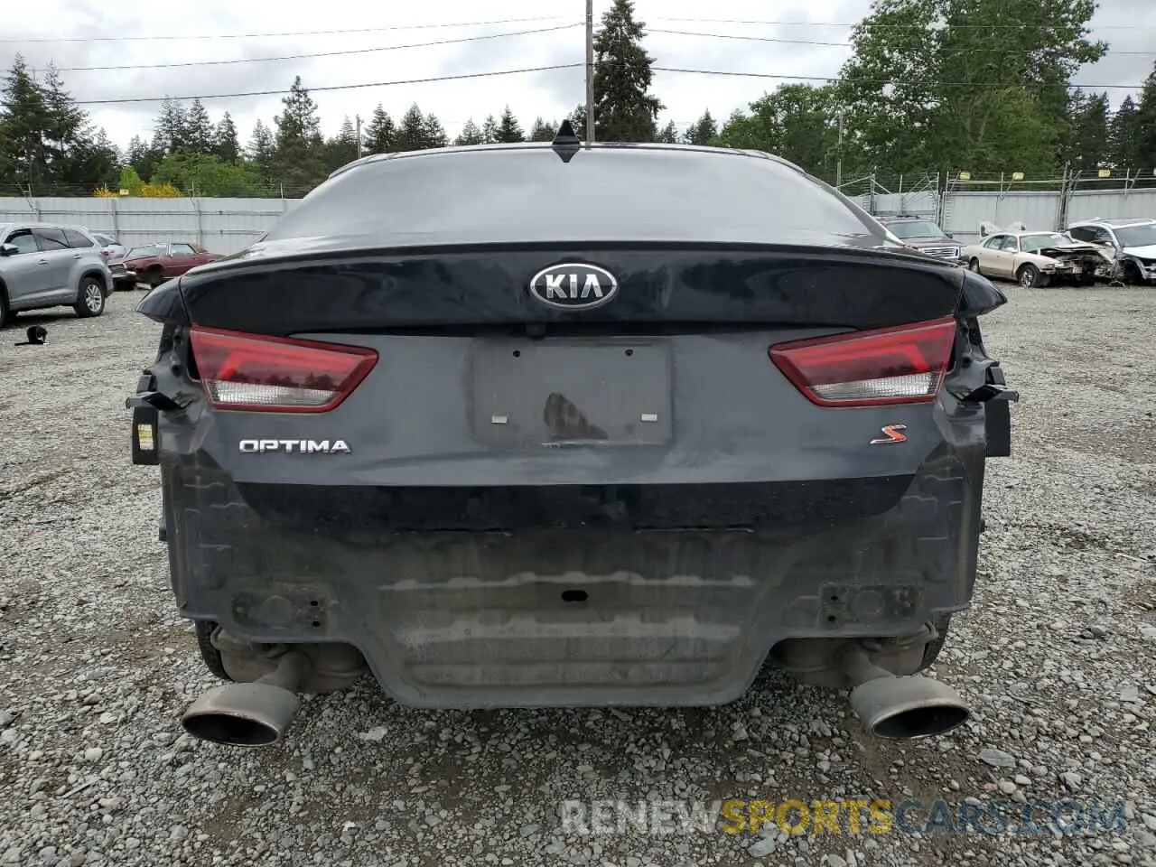 6 fotografías del automóvil dañado 5XXGT4L3XKG379089 KIA OPTIMA 2019