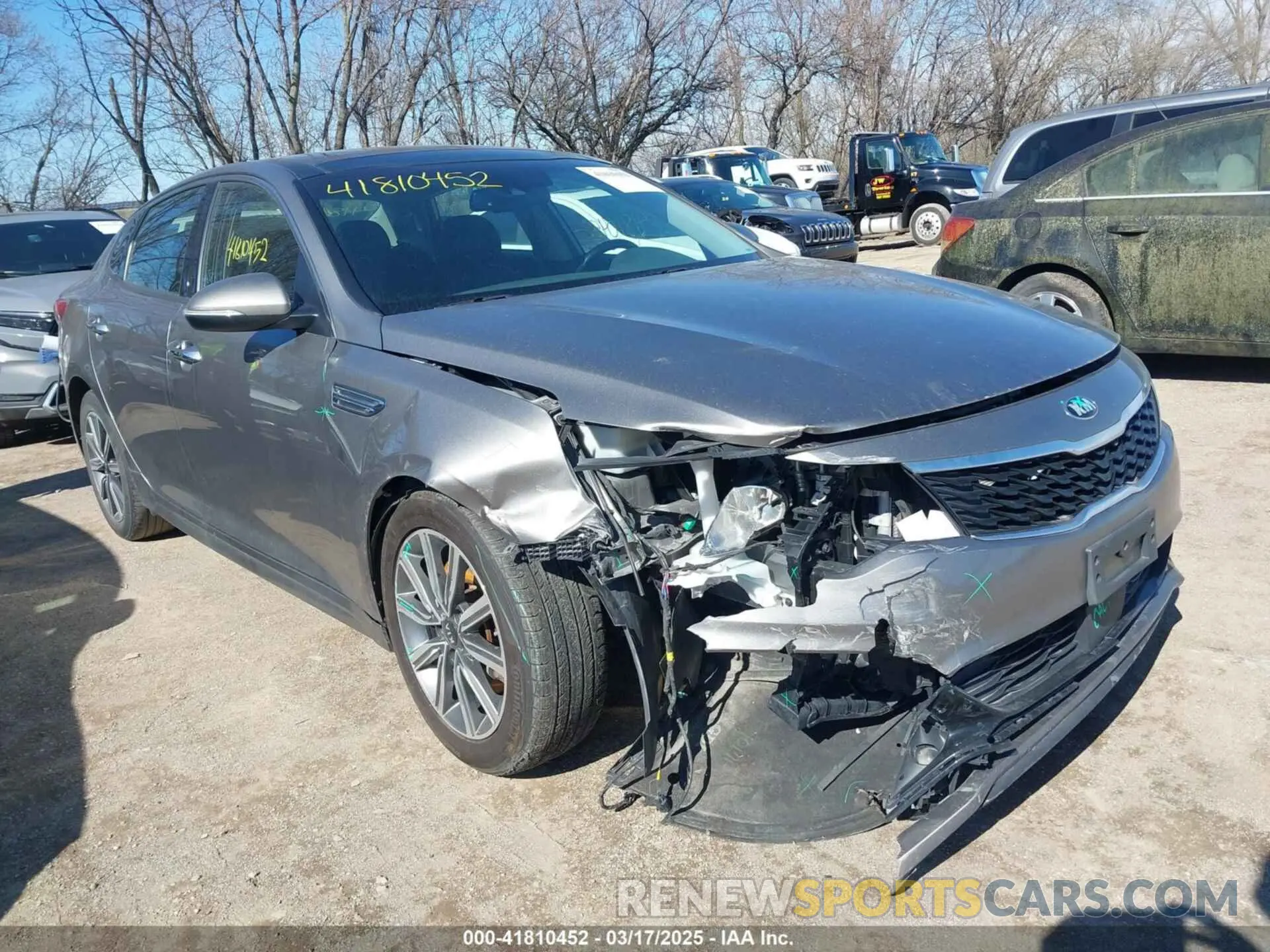 6 fotografías del automóvil dañado 5XXGU4L13KG313771 KIA OPTIMA 2019