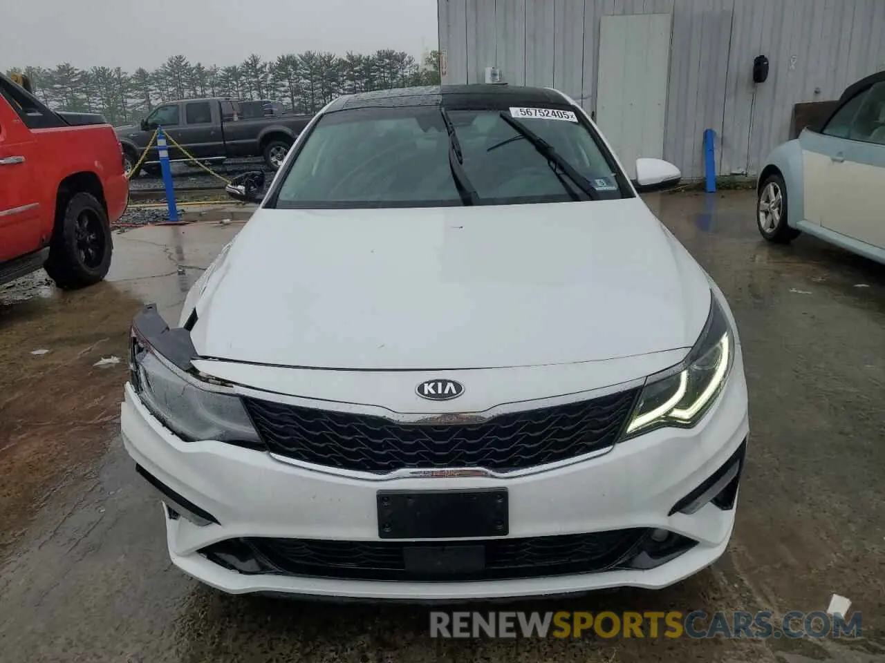 5 fotografías del automóvil dañado 5XXGU4L15KG330510 KIA OPTIMA 2019