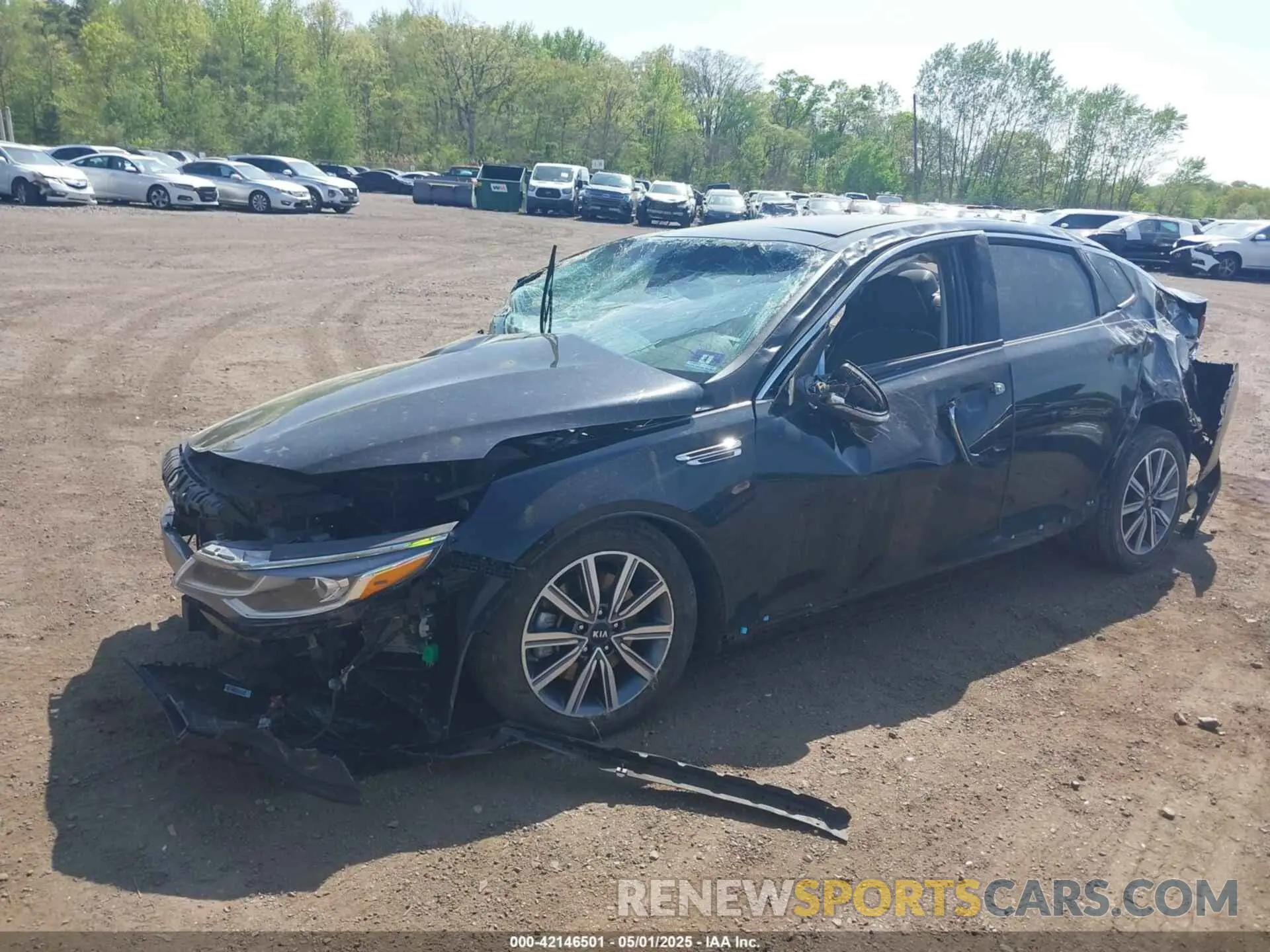 6 fotografías del automóvil dañado 5XXGU4L17KG323378 KIA OPTIMA 2019