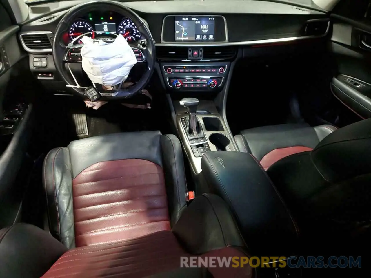 8 fotografías del automóvil dañado 5XXGW4L29KG324308 KIA OPTIMA 2019