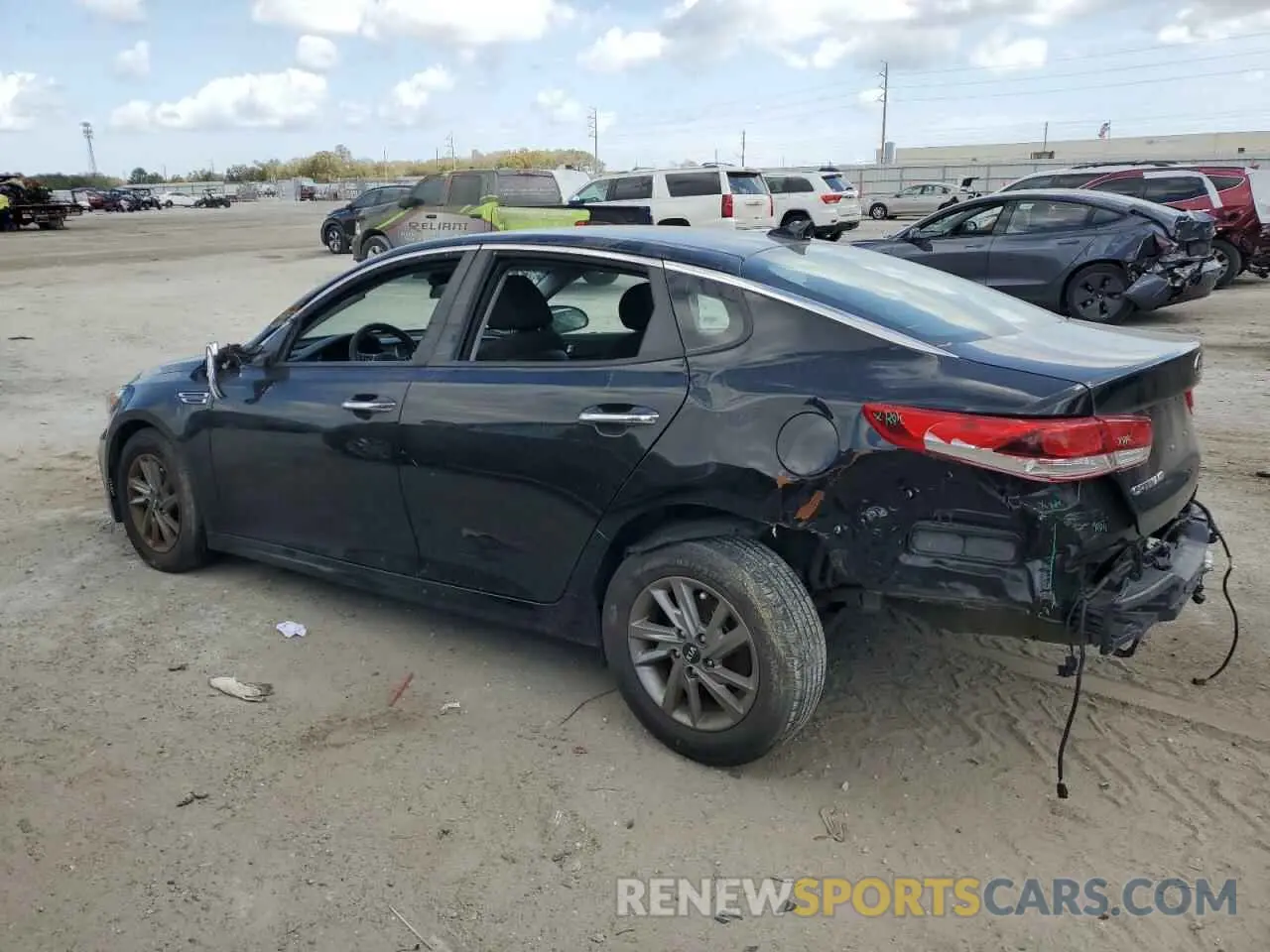 2 fotografías del automóvil dañado 5XXGT4L30LG383914 KIA OPTIMA 2020