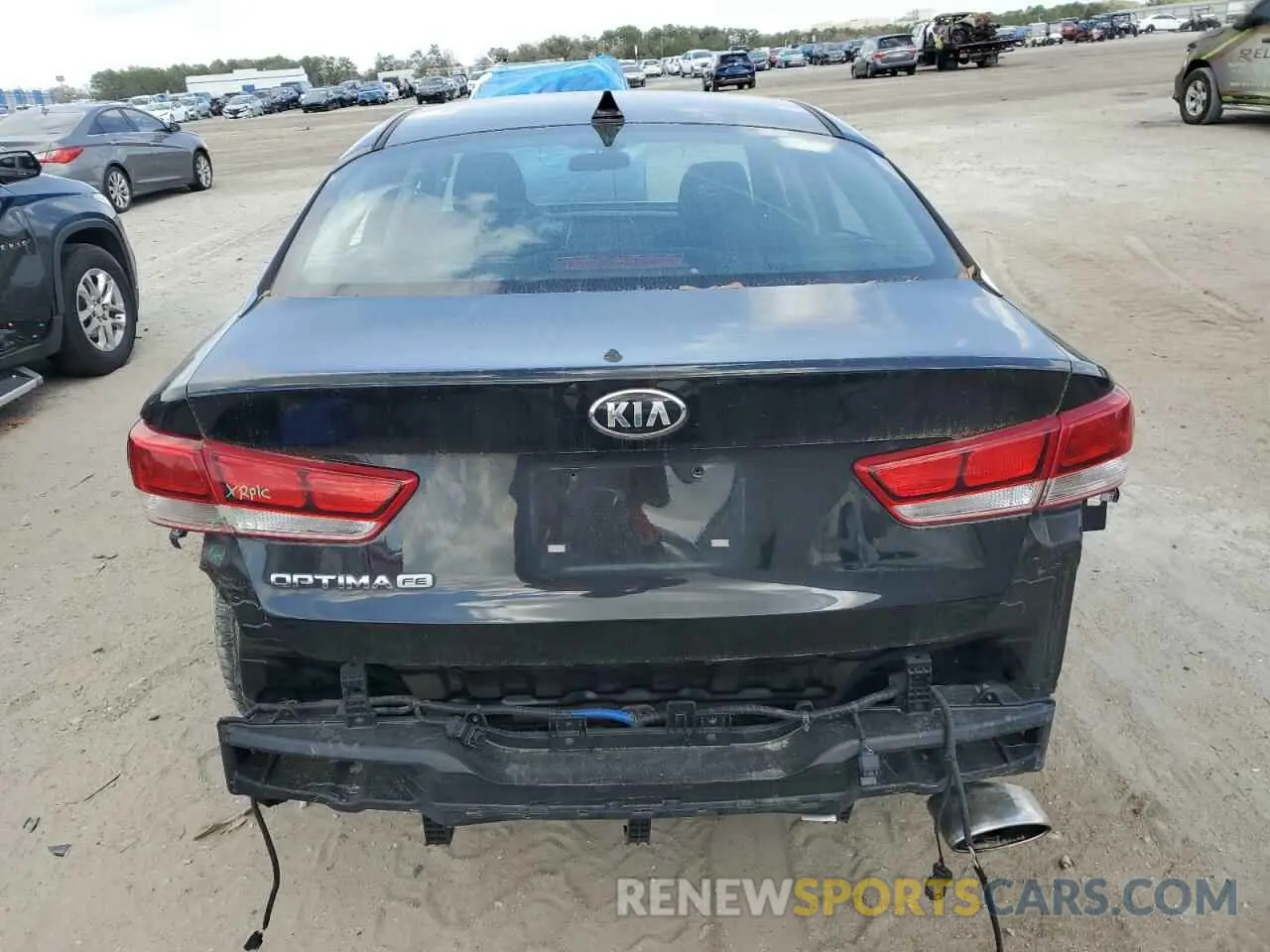 6 fotografías del automóvil dañado 5XXGT4L30LG383914 KIA OPTIMA 2020