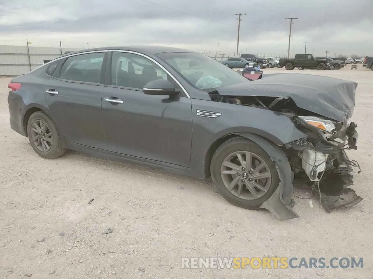 4 fotografías del automóvil dañado 5XXGT4L30LG388627 KIA OPTIMA 2020