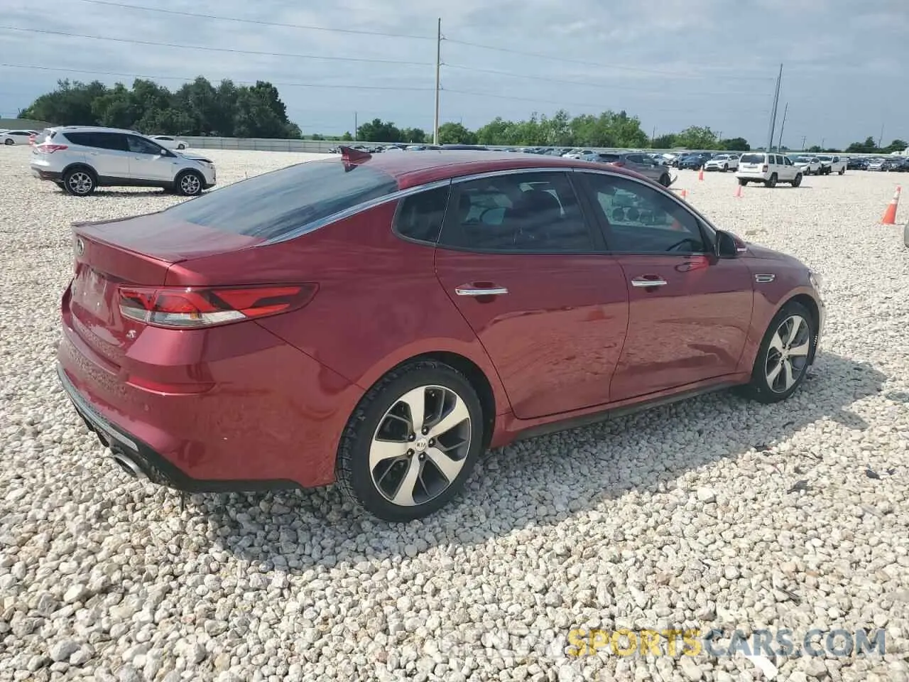3 fotografías del automóvil dañado 5XXGT4L30LG405815 KIA OPTIMA 2020
