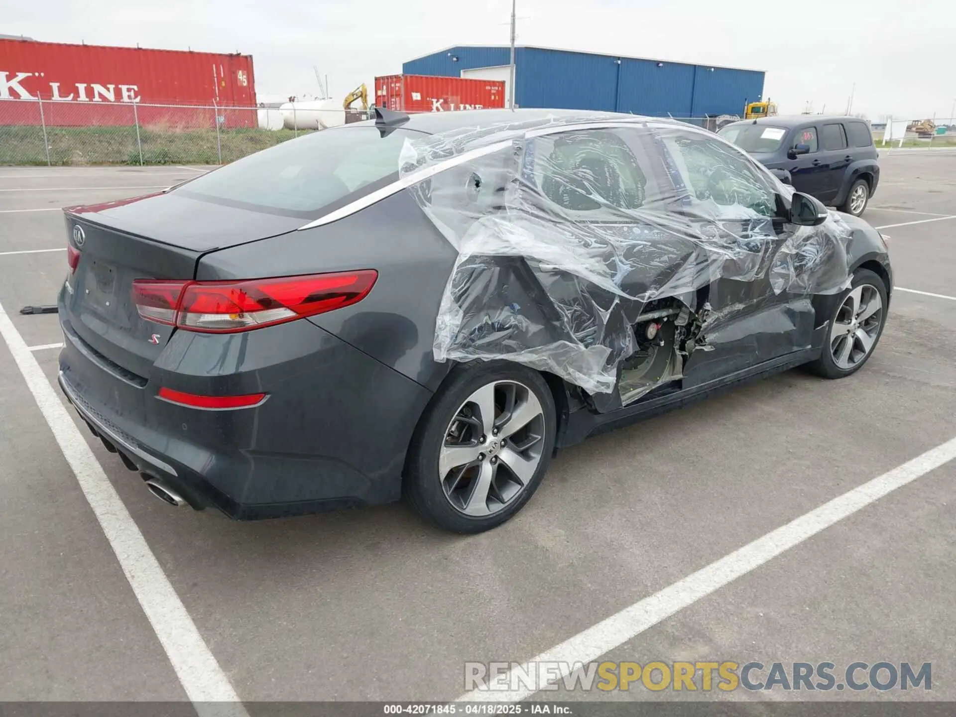 4 fotografías del automóvil dañado 5XXGT4L30LG405944 KIA OPTIMA 2020