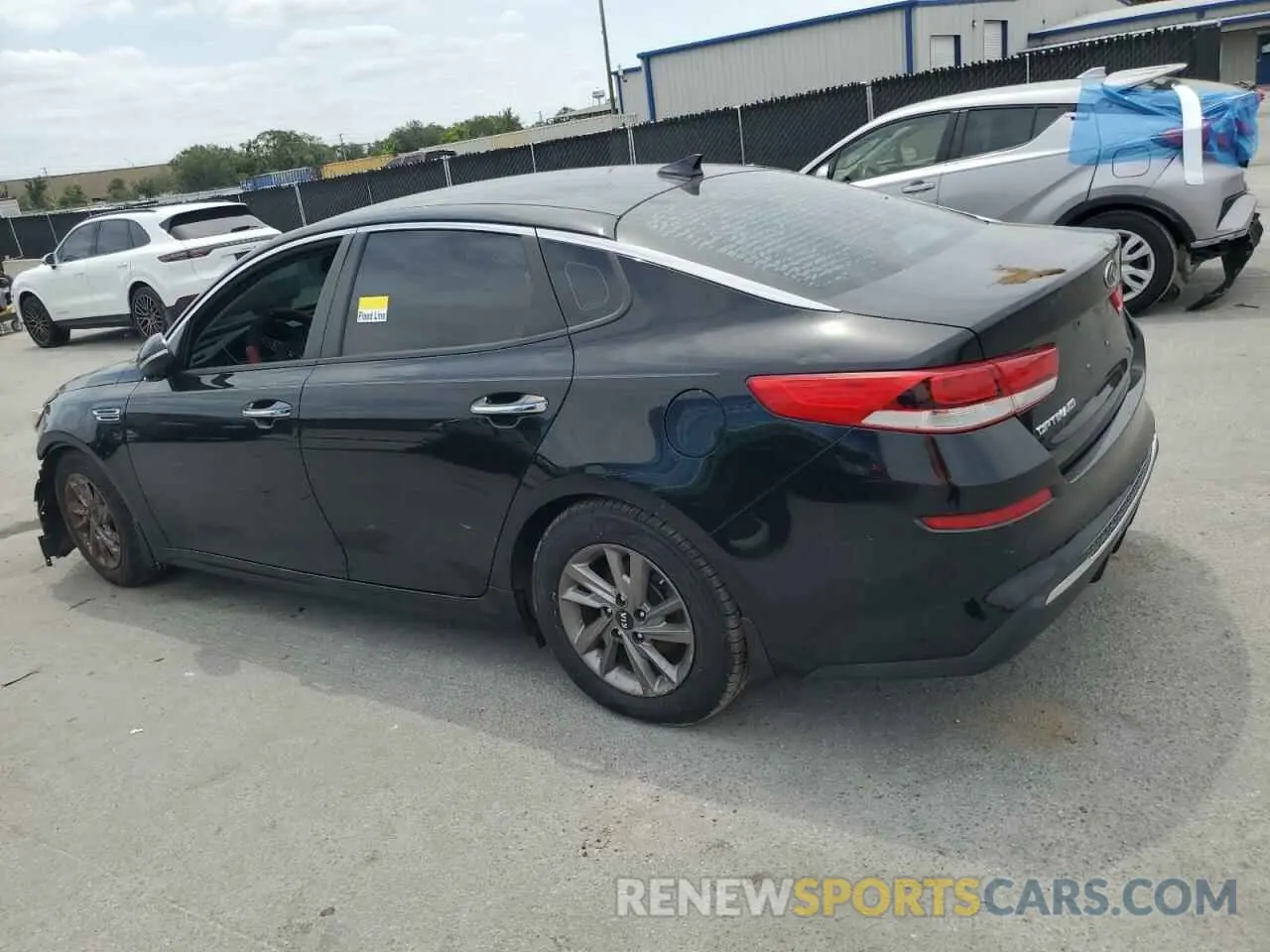 2 fotografías del automóvil dañado 5XXGT4L30LG415583 KIA OPTIMA 2020
