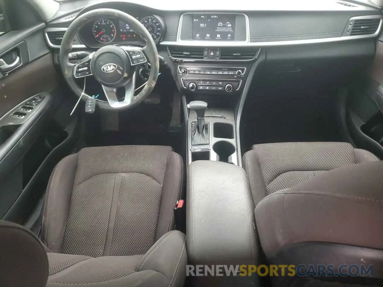 8 fotografías del automóvil dañado 5XXGT4L30LG415843 KIA OPTIMA 2020