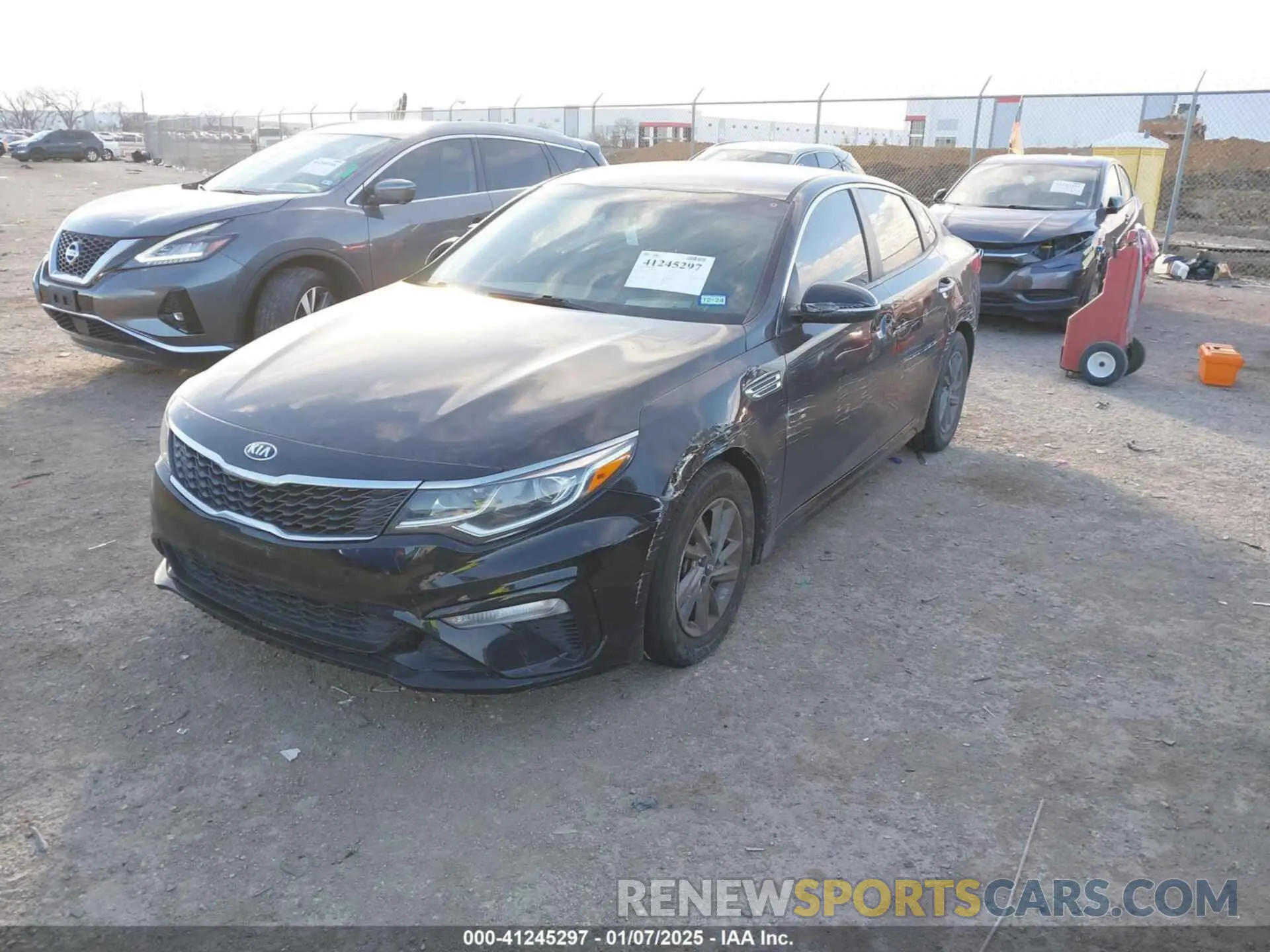 2 fotografías del automóvil dañado 5XXGT4L30LG428012 KIA OPTIMA 2020