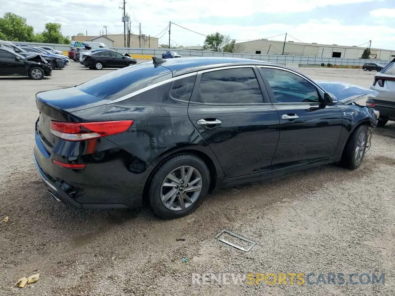 3 fotografías del automóvil dañado 5XXGT4L30LG438555 KIA OPTIMA 2020
