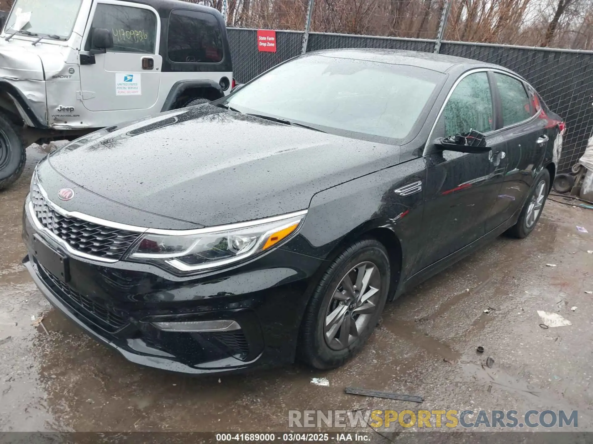 2 fotografías del automóvil dañado 5XXGT4L30LG443030 KIA OPTIMA 2020