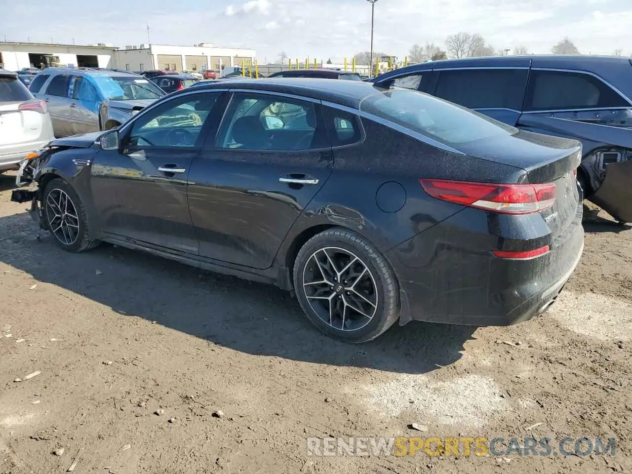 2 fotografías del automóvil dañado 5XXGT4L30LG450172 KIA OPTIMA 2020